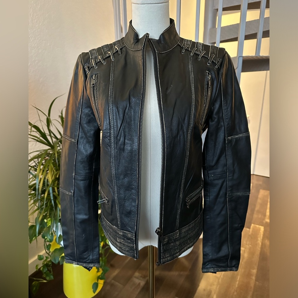 Women’s Leather Jacket Sz S
